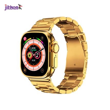 C9 Ultra 3 Golden Smartwatch | 2.2" Big Display | 450 mAh