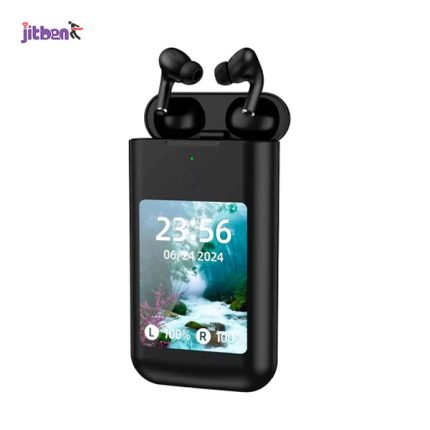TF20 EARBUDS WITH POWERBANK | 2.8" SCREEN (Black/White)