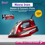 Nova Steam & Ceramic Plate Iron | NV 1020