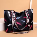 Trendy Ladies Handbags (Black/White/Green)