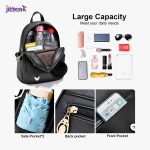 Fashionable PU Leather Mini Backpack for Teenage Girls and Women - Image 5