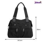 Women's Handbag Solid (Black Color) - Image 3