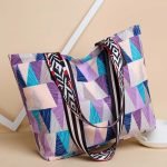 Trendy Ladies Handbags (Black/White/Green) - Image 4