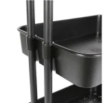 3 Layer Kitchen Cabinet Rack | Portable Kitchen Trolley Rack, Moveable Kitchen Storage Rak - Image 5
