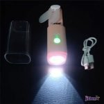 SDGD Mini Rechargeable Flashlight With UAV Type Fan | Model No - 69 - Image 4