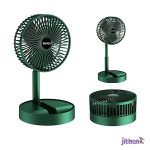Rechargeable Folding Storage USB Portable Net Red Fan With Mobile Phone Stents | FS-21 - Image 2