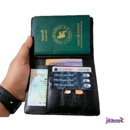Original Leather Credit Card & Passport Holder
