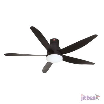 KDK Remote Control Ceiling Fan | U60Fw Dual Function With Fan Light Led