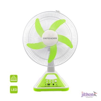 Defender 16” Rechargeable AC/DC Table Fan With Smart Light | MK - 2926