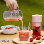 Portable Crusher Juicer With Mini Juice Cup & Straw (340ml) - Image 3