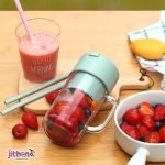 Portable Crusher Juicer With Mini Juice Cup & Straw (340ml) - Image 4