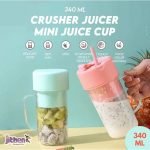 Portable Crusher Juicer With Mini Juice Cup & Straw (340ml) - Image 7