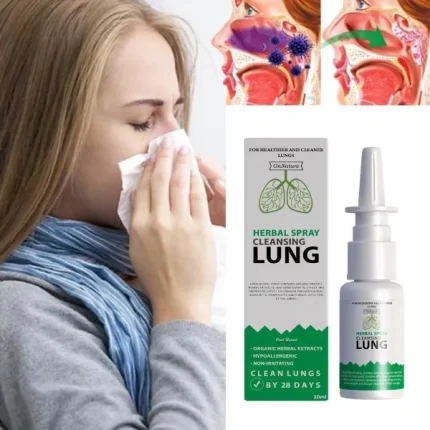 South Moon Lung Cleansing Herbal Spray | Herbal Lung Repair Nasal Spray