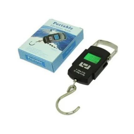 Portable Electronic Digital Weight Scale | Hand Weight Scale | 50kg | 2 AAA Batteries Included