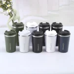 Thermal Travel Mugs For Coffee | 380ml Thermal Stainless Steel Coffee Mugs, Insulated Travel Coffee Mug - Image 3