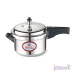 Bajaj 5 Litre Aluminium Pressure Cooker with Outer Lid and Induction | PCX 5