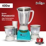 Master Panasonic 4 in 1 Blender, 100% Copper Motor, BPA free Plastic Jars, 400w Family Mixer & Grinder - Image 2