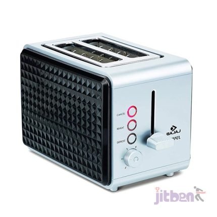 Bajaj Juvel Toaster | 2-Slice Automatic Pop Up Toaster - 750Watt