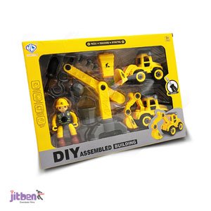 DIY Assembled Building Vehicle Set