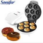 Premium Electric Mini Donut Maker, Deep Cooking 7 small Plates Snack Machine - Image 3