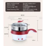 Electric Mini Multi Cooker | Non-stick 2-Layer - Image 4
