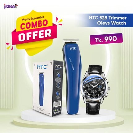 Mens Essential Combo (Trimmer and Olevs Watch)